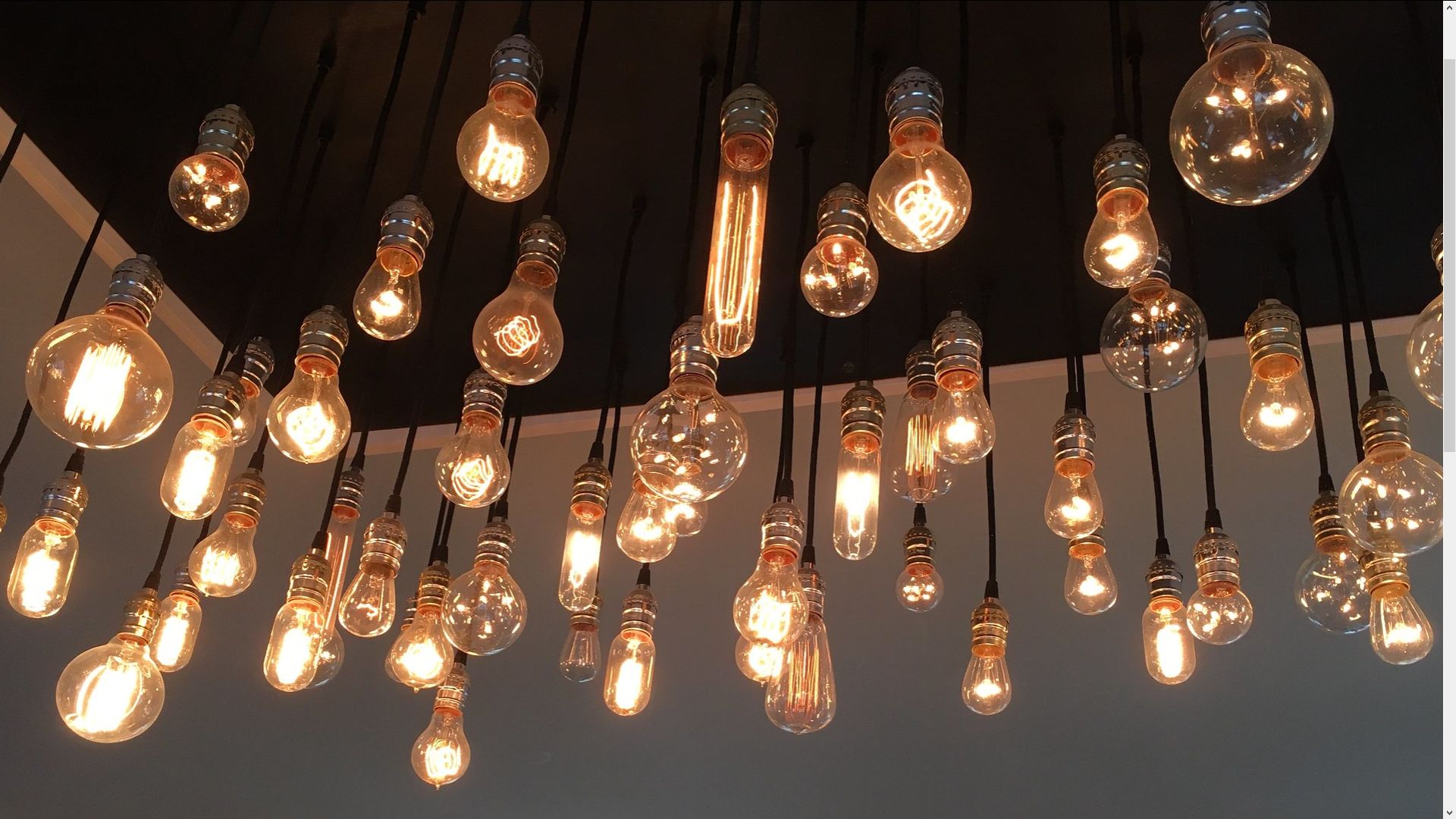 vintage light bulbs for kitchen