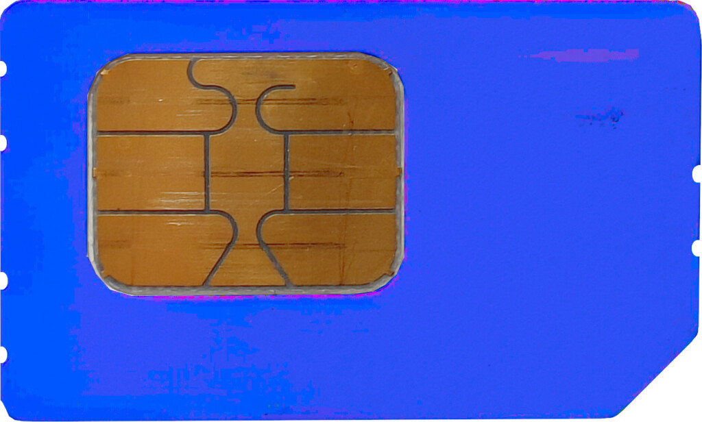 Sim Card Blue